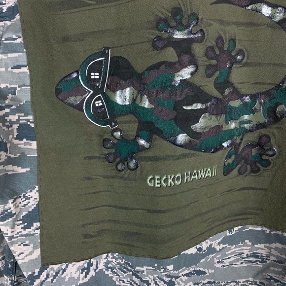 Custom Hand Sewn Gecko Hawaii Camouflage Jacket - Picture 7 of 7